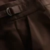 Geniş paça, pileli, kemer detaylı pantolon Geniş paça, pileli, kemer detaylı pantolon