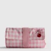 Gingham desenli takı çantası Gingham desenli takı çantası