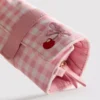 Gingham desenli takı çantası Gingham desenli takı çantası