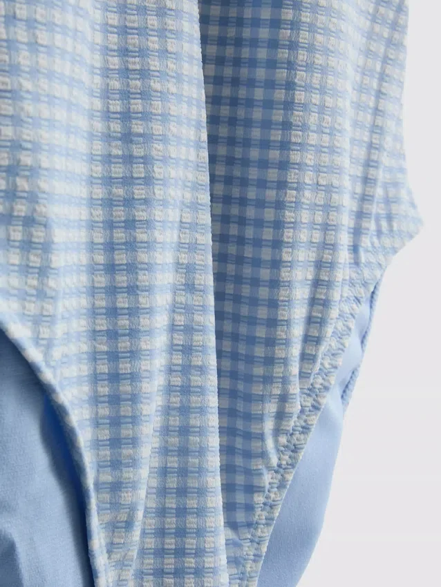 Gingham fırfırlı mayo Gingham fırfırlı mayo