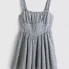Gingham korseli mini elbise Gingham korseli mini elbise