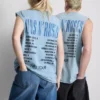 Guns N’ Roses desenli kolsuz tişört Guns N’ Roses desenli kolsuz tişört