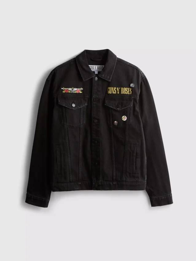 Guns N’ Roses pamuklu kot ceket Guns N’ Roses pamuklu kot ceket