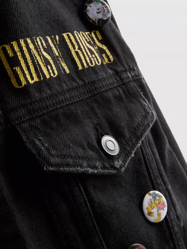 Guns N’ Roses pamuklu kot ceket Guns N’ Roses pamuklu kot ceket