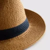 Hasır trilby şapka