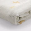 Hayvan desenli muslin bebek battaniyesi