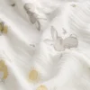 Hayvan desenli muslin bebek battaniyesi