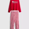 Hello Kitty çizgili pijama takımı Hello Kitty çizgili pijama takımı