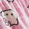 Hello Kitty kısa boyfriend şortlu pijama Hello Kitty kısa boyfriend şortlu pijama