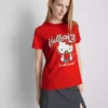Hello Kitty pamuklu rahat çilekli tişört Hello Kitty pamuklu rahat çilekli tişört