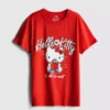 Hello Kitty pamuklu rahat çilekli tişört Hello Kitty pamuklu rahat çilekli tişört