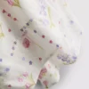 Çiçek desenli geniş paça pijama altları