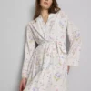 Çiçek desenli mini sabahlık Çiçek desenli mini sabahlık
