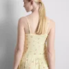 Çiçek desenli nervürlü cami pijama üstü
