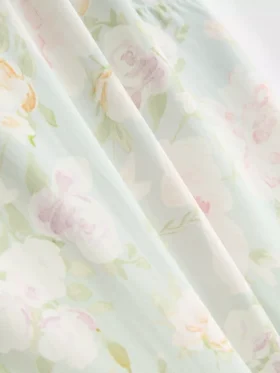 Çiçek desenli pijama cami