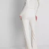 Çiçek desenli pointelle pijama altları