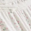 Çiçek desenli pointelle pijama altları
