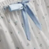 Çiçek desenli saten erkek tarzı kısa pijama Çiçek desenli saten erkek tarzı kısa pijama