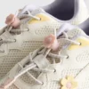 Çiçek detaylı kalın tabanlı Sneakerlar