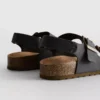 Çift tokalı kayışlı slingback sandaletler