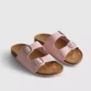Çift tokalı mule sandaletler
