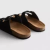 Çift tokalı mule sandaletler