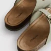 Çift tokalı mule sandaletler