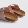 Çift tokalı mule sandaletler