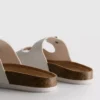 Çift tokalı mule sandaletler
