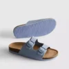 Çift tokalı mule sandaletler