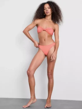 Çizgili Brezilya tarzı bikini altları