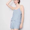 Çizgili cami şortlu pijama Çizgili cami şortlu pijama