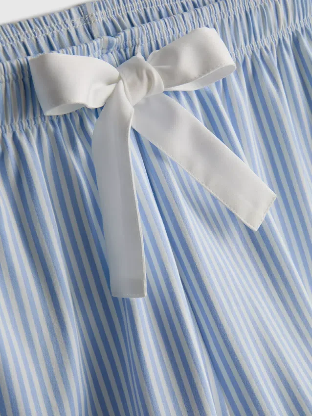 Çizgili cami şortlu pijama Çizgili cami şortlu pijama