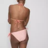 Çizgili denizyıldızı desenli üçgen bikini üstü Çizgili denizyıldızı desenli üçgen bikini üstü