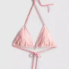 Çizgili denizyıldızı desenli üçgen bikini üstü Çizgili denizyıldızı desenli üçgen bikini üstü