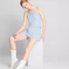 Çizgili kısa pijama Çizgili kısa pijama