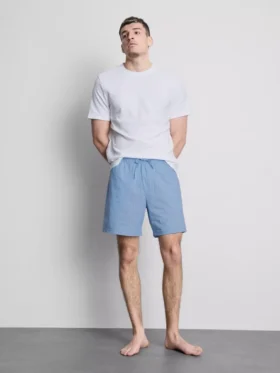 Çizgili kısa pijama takımı