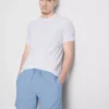 Çizgili kısa pijama takımı