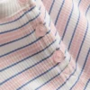 Çizgili nervürlü pijama cami üstü Çizgili nervürlü pijama cami üstü