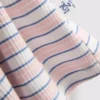 Çizgili nervürlü pijama cami üstü Çizgili nervürlü pijama cami üstü