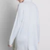 Çizgili oversize erkek tarzı gecelik Çizgili oversize erkek tarzı gecelik