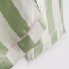 Çizgili pamuklu erkek tarzı pijama Çizgili pamuklu erkek tarzı pijama