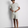 Çizgili pijama şortu Çizgili pijama şortu