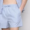 Çizgili pijama şortu Çizgili pijama şortu