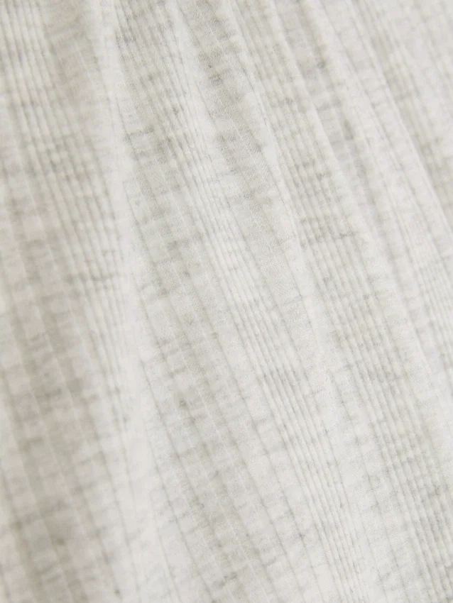 Jarse marul kenarlı pijama şortu Jarse marul kenarlı pijama şortu