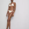 Kabuk desenli, yandan bağlamalı bikini altları Kabuk desenli, yandan bağlamalı bikini altları