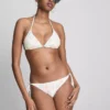 Kabuk desenli, yandan bağlamalı bikini altları Kabuk desenli, yandan bağlamalı bikini altları
