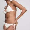 Kabuk desenli, yandan bağlamalı bikini altları Kabuk desenli, yandan bağlamalı bikini altları