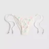 Kabuk desenli, yandan bağlamalı bikini altları Kabuk desenli, yandan bağlamalı bikini altları