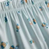 Kahvaltı desenli kısa erkek tarzı pijama
